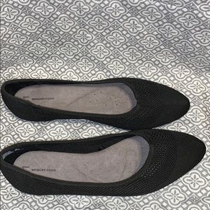 Black flats, size 11
